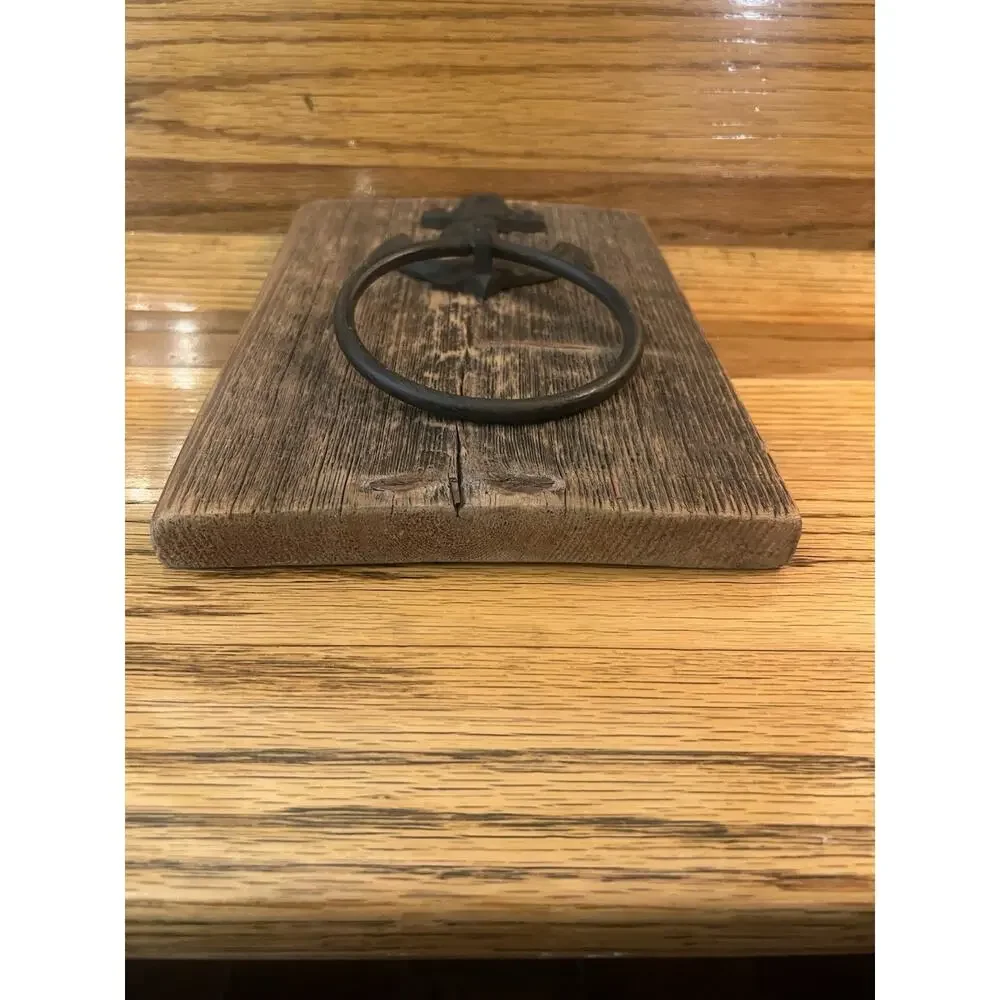Anchor Hand Towel Holder, Beach Lake House, Bathroom Towel Hanger 11”x8”